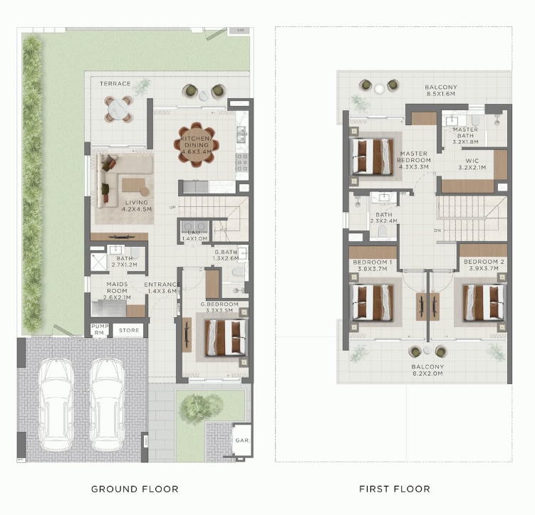 4-Bedroom-Townhouse-Layout